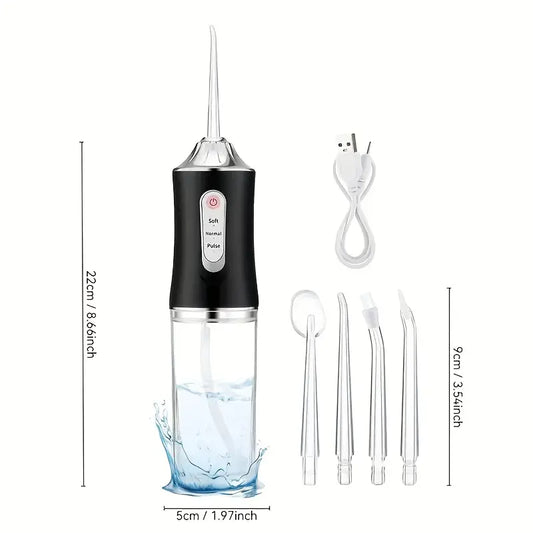 🦷 Irrigador Bucal Eléctrico Portátil – Limpieza Dental Profesional en Casa