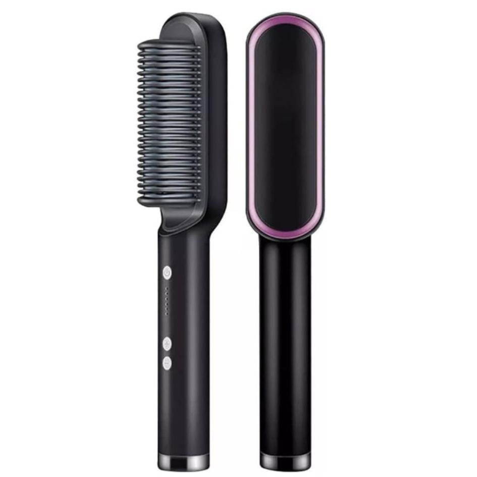 Cepillo Alisador Sedoso 3D by LESO – Alisado Rápido, Sin Frizz y Seguro