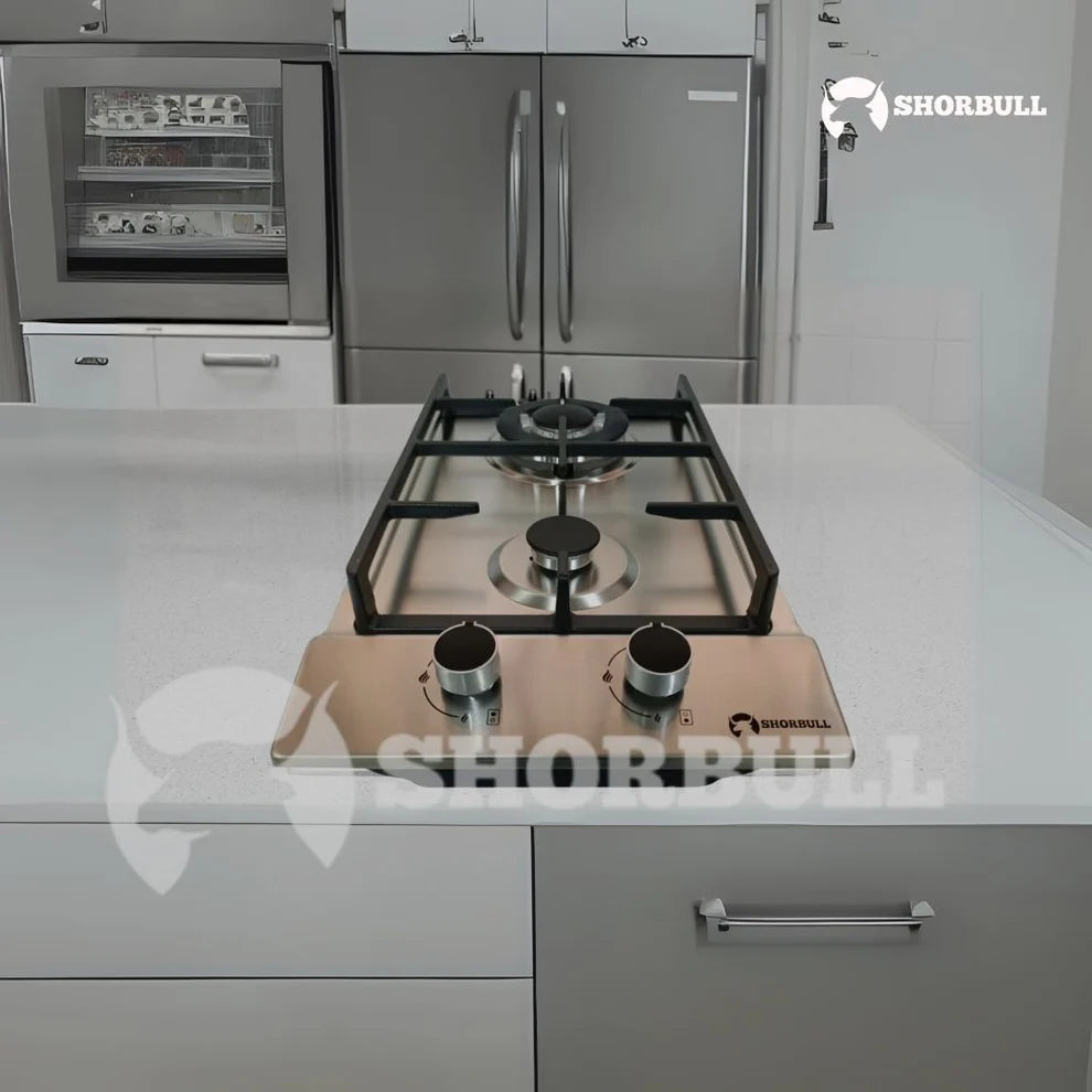 🔥 Parrilla Estufa 2 Quemadores Shorbull