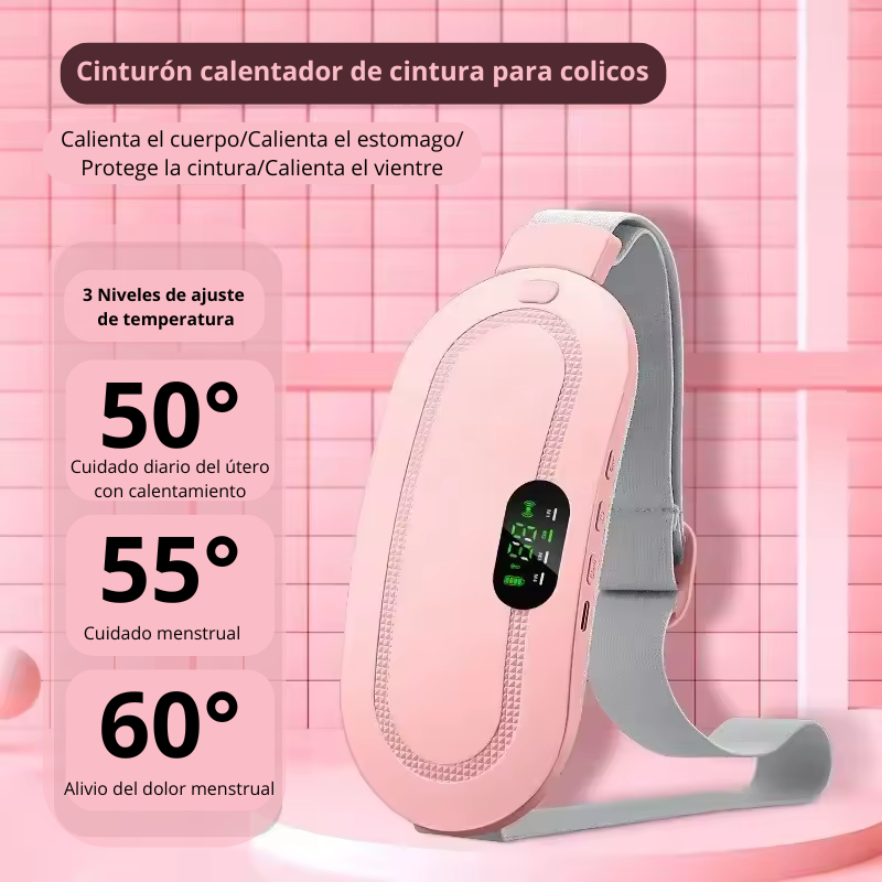 Cinturón Térmico Smart Relief® Calor y Masaje para Alivio del Dolor