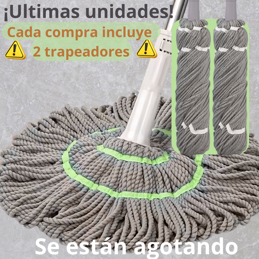 2 Trapeadores AutoExprime: Limpieza Rápida y Eficiente para tu Hogar