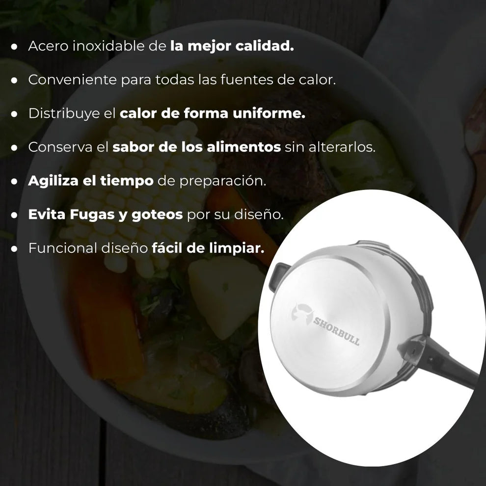 🔥Olla Express Acero Inoxidable