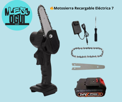 🔥Motosierra Recargable Eléctrica 7”
